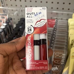 005 all star COVERGIRL Outlast Lip Color - Red and White
